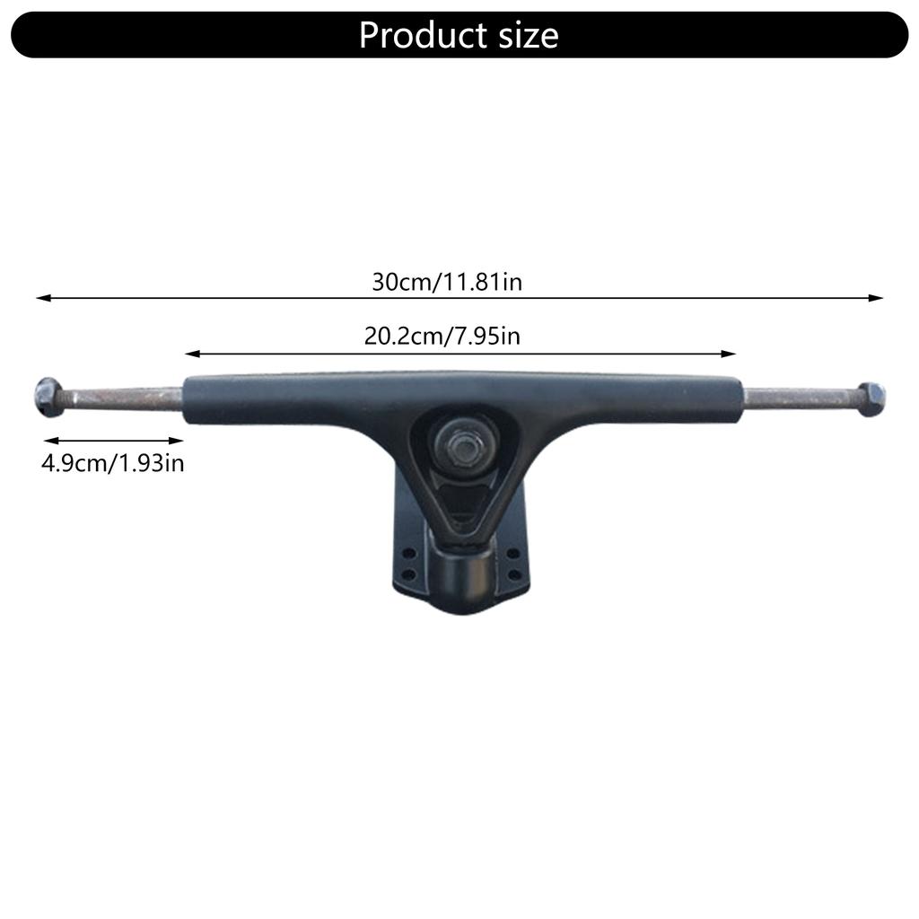 Pack of 2 Electric Skateboard Axles Lightweight Alloy Trucks For Enhanced Longboard Skateboard Stability and Balances