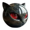 Luxury Black Cat Figurine Modern Minimalist Home Decor Synthetic Resin Craft Artwork Purple Blue Green Yellow Red Color 