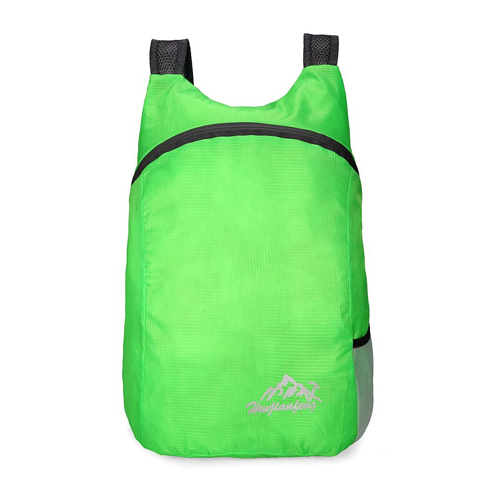 Folding Backpack Waterproof Polyester and Breathable Shoulder Strap Light Portable Travel Bag