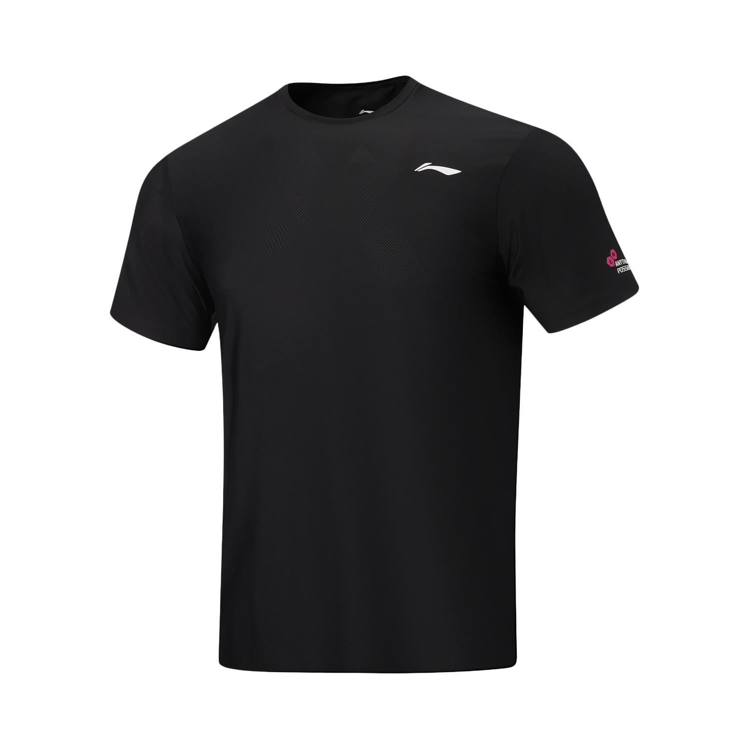 

Мужская футболка Li Ning Fitness Series с круглым вырезом и логотипом-буквой ATSW165-1 M