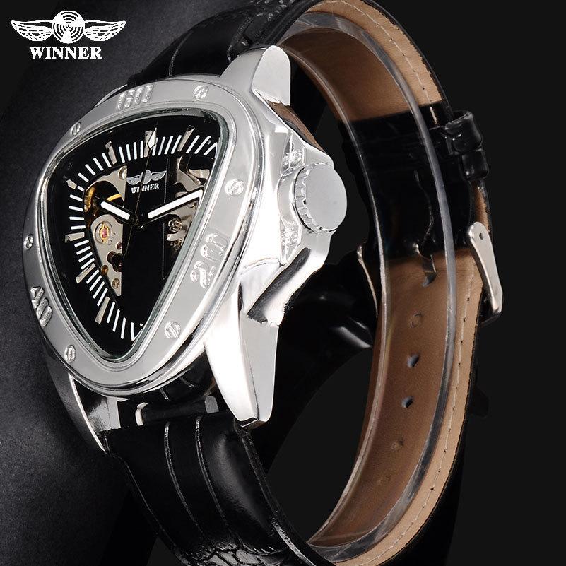 WINNER Montre mécanique automatique en forme de cœur pour homme