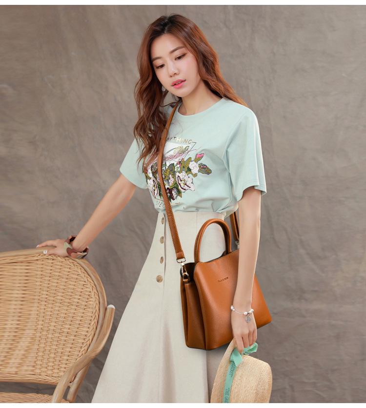 2024 Women's Fashionable Handbag: Large Capacity Tote & Versatile Crossbody