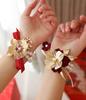 Complete Wedding Corsage Set: Bride, Groom, Parents Boutonniere, Brooch Flowers, Pre-Wedding Supplies