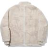 Li Ning X Jackie Chan Collaboration Kung Fu Series All Over Print Loose Fit Stand Collar Zipper Knit Cotton Jacket Men Jackets Oatmeal-Gray AFMU027-1