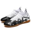 Indoor Ic High-Top Football Shoes, Flat-Bottomed Non-Slip Cement Floor, Wooden Floor, Men, Women And Children, Youth Training Shoes