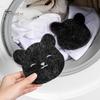 2Pcs Tierhaarentferner Wäsche Wiederverwendbare Lint Remover Schwamm Cartoon Bär Form Haare Kleben Rolling Lint Catcher