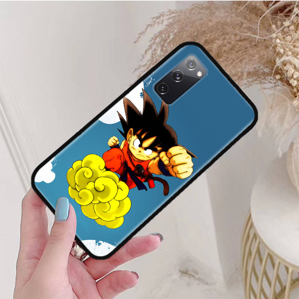Black Case for Xiaomi Poco X6 X4 M5 M6 F5 F6 C65 C55 C50 C51 C40 Pro Redmi 14C A3X 13C 12C 11T 10A 9C Note 7 6 8A Plus W-87 Dragon Ball Little Goku
