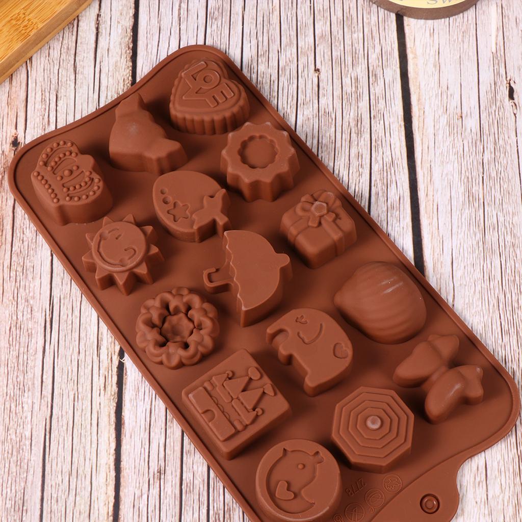 2Pcs Creative Silicone Baking Molds Set Non-Stick Chocolate Fondant Cake Candy DIY Molds for Home Professional Use