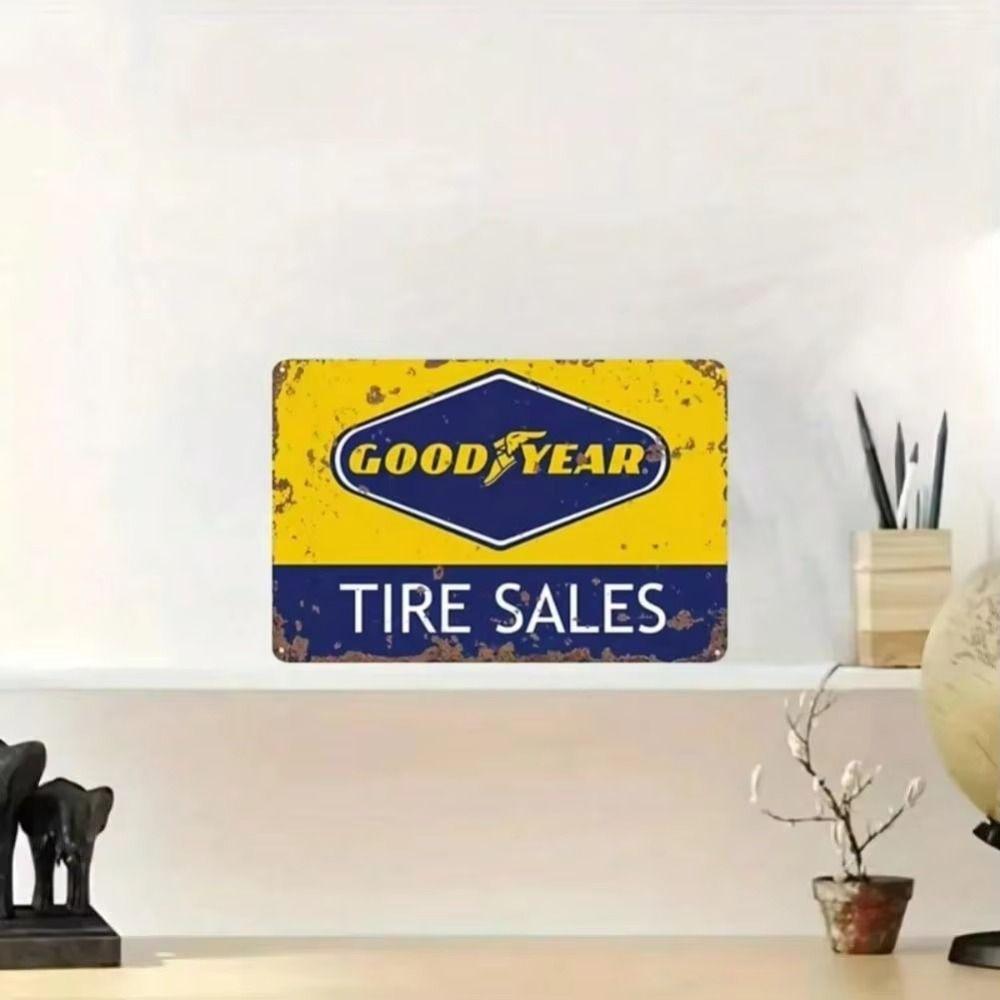 Vintage Floral Metal Wall Art Motivational Sign Home Decor