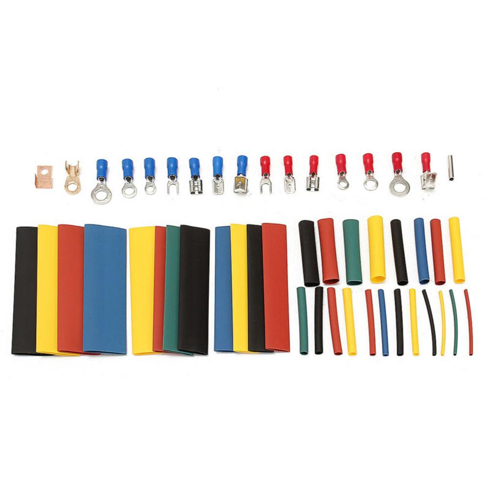 Car Electrical Crimp Kit 678PCS with Insulated Terminals and Polyolefin Heat Shrink Tubing for Garage and Mobile Repairs