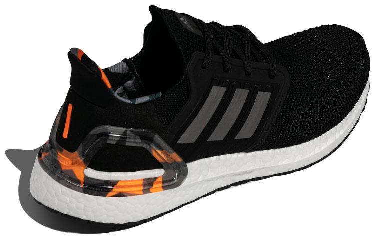 adidas UltraBoost 20 'Black Signal Orange Camo' H67280