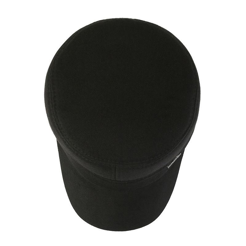 Men Letters Classic Warm Flat Cap Winter Ear Protection Thickened Travel Outdoor
