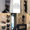 4 Pcs Plastic Hanging Shoe Rack For RV Camper Caravan Shelf Adhesive Wall Mount Folding Shoes Storage Organizer