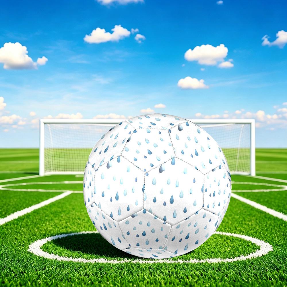 1pc Raindrops Size 5 Soccer Ball Professional Match Training Football Indoor &Outdoor Sports Ball Lightweight Durable c6584