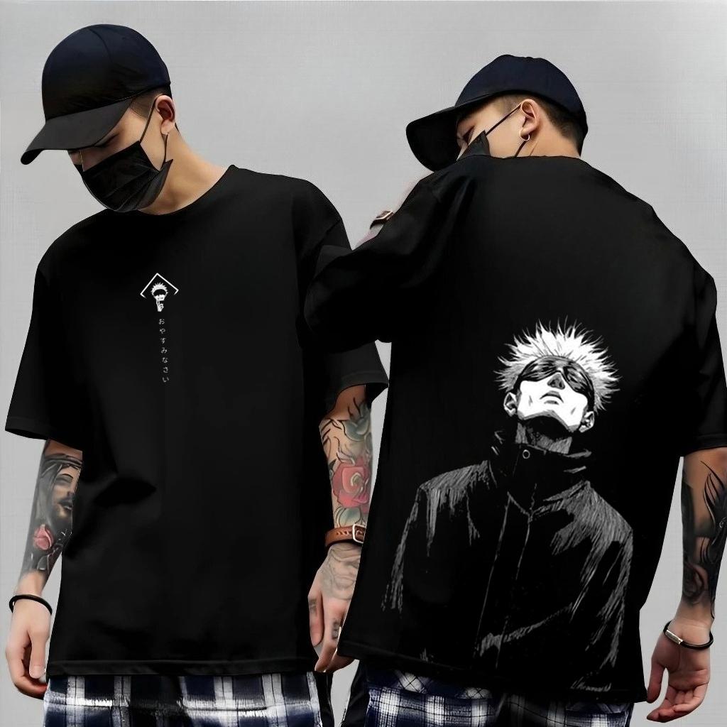 Anime Gojo Satoru Jujutsu Kaisen Printed T-shirt Men's and Women's T-shirt Men's Top Sports T-shirt Men's T-shirt Summer Tee New