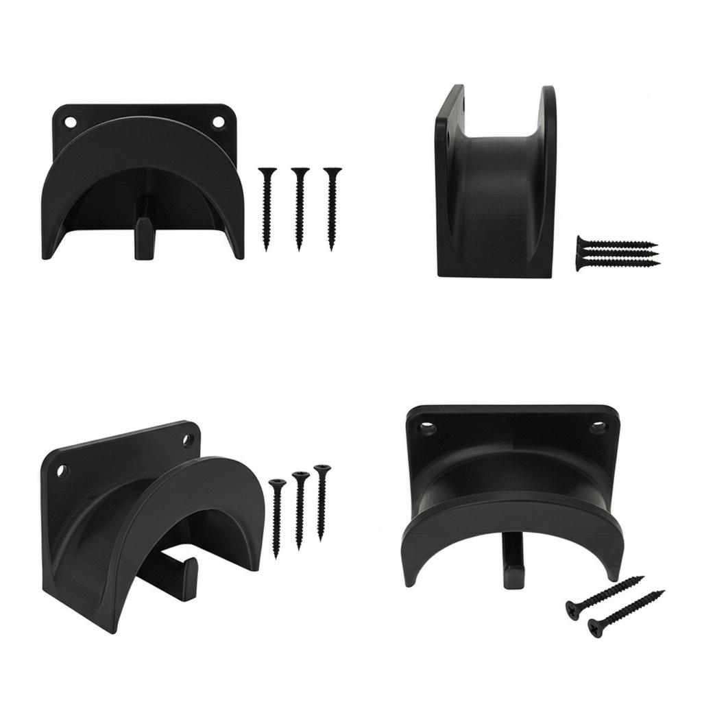 Wall Mount Design Cable Organizer Screw Fixation Multi-purpose Use