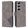 BINFEN COLOR For TECNO Camon 40 Pro 5G Phone Cases Wallet Stand Geometry Imprinted Leather Cover