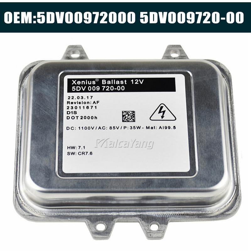 For Opel Vauxhall Buick BMW Mercedes Nissan Saab Skoda Xenon Light HID Headlight Ballast Unit Control Module 5DV00972000