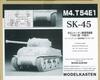 Modelkasten M4 Sherman Tank Tracks T54E1 Movable 1/35 Type,
