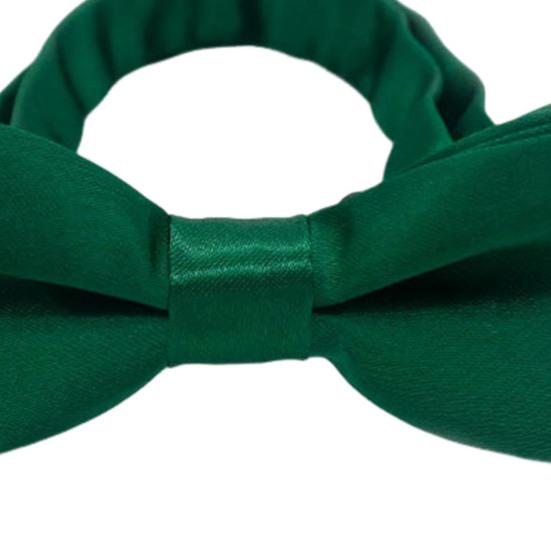 Bow Ties for Boys Solid Color Pre-tied Kids Bow Ties Adjustable Neck Bowtie for Graduation Wedding Party School Casual