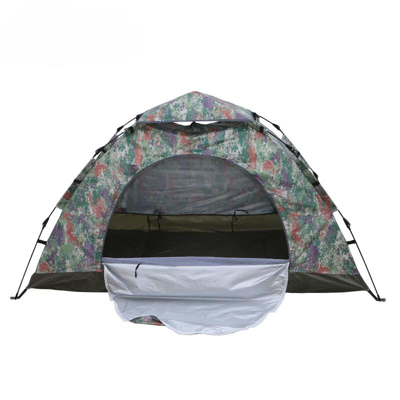 Floral Camo Automatic Quick-Open Single Person Camping Tent
