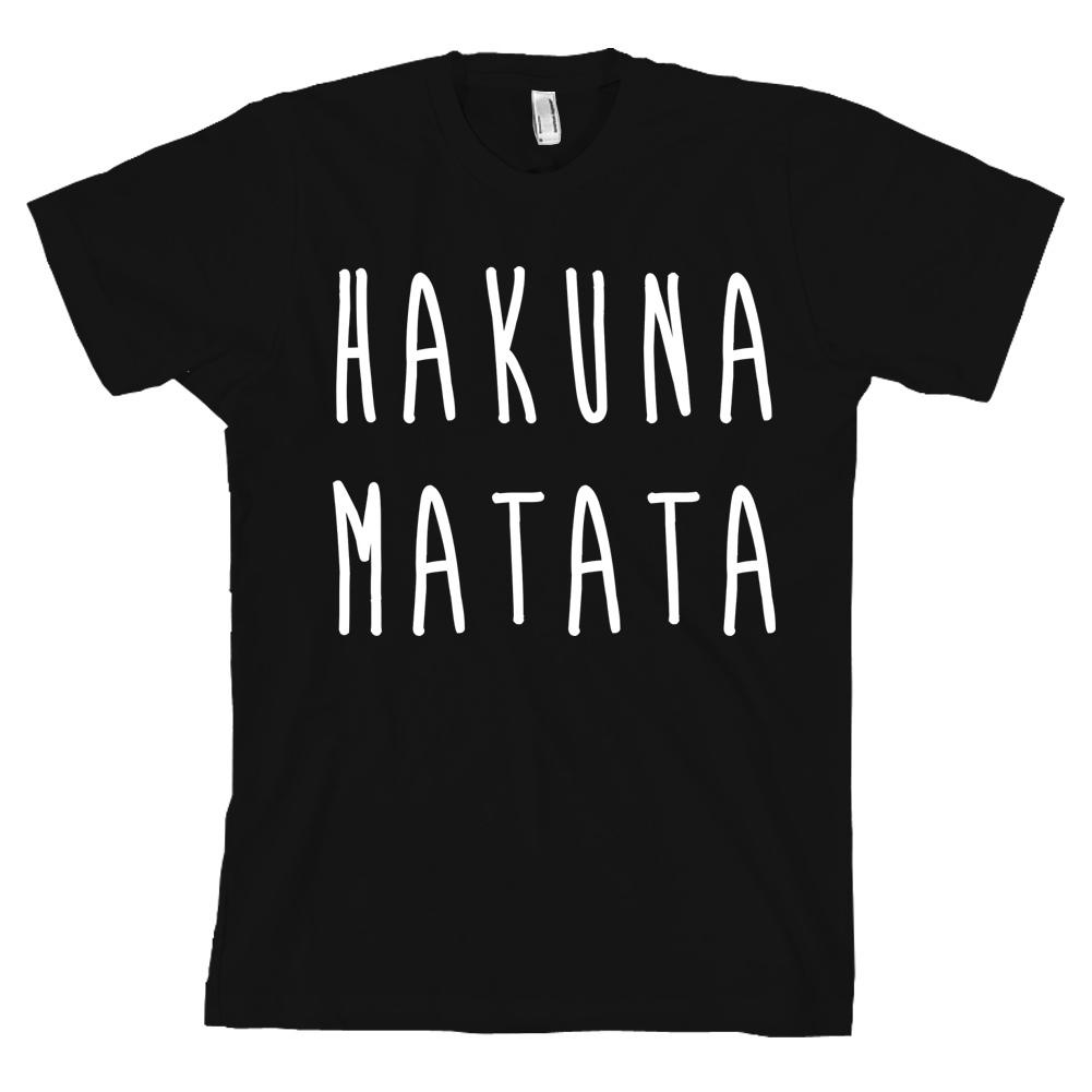 Hakuna Matata No Worries Bella + Canvas T Shirt Peace Tee QUALITY & SOFT NEW