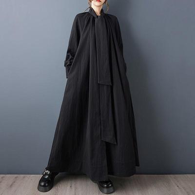 Long Sleeve Oversized Vintage Casual Loose Autumn Spring Trench Coat for Women Outerwear