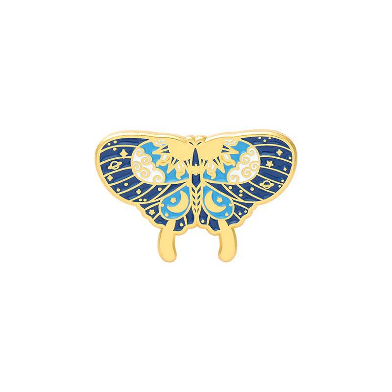 Exquisite Cartoon Butterfly Brooch - Personalized Insect Badge for Clothing and Bags