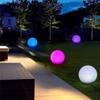 Solar Ground Spike Lamp RGB Ball , 1 Piece