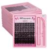 Segmented Eyelash Set, Thick False Eyelashes Three-Dimensional Diy Hot Melt Multi-Hair Grafted Eyelashes Fd Set
