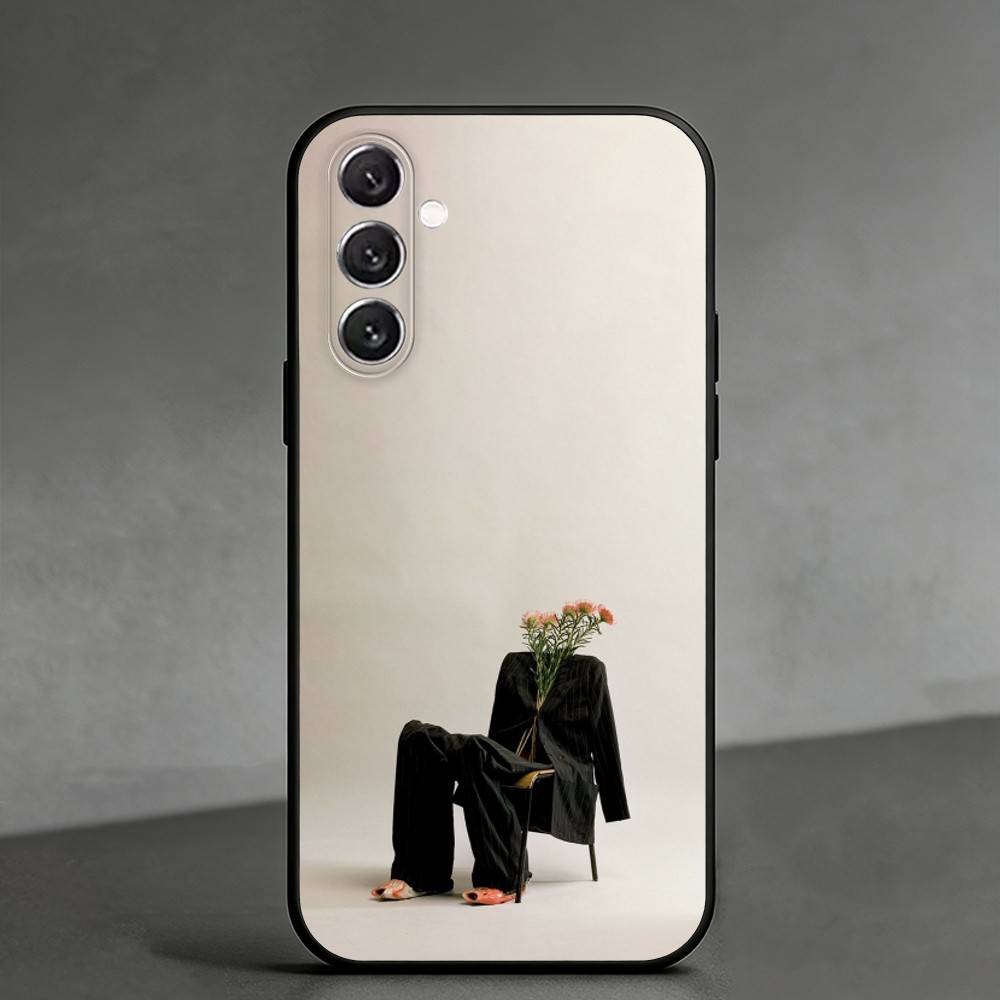 C-Creative portrait art Phone Case For Samsung Galaxy A91,80,73,72 ,71,53,52,32 ,31,22,21s,20,Soft Black Case