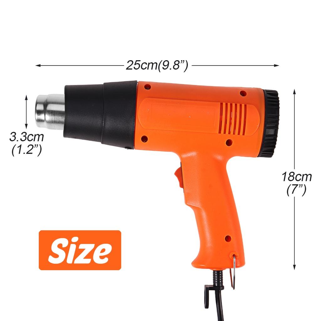 Heat Guns Electric Heating Guns 2000W Hot Air Industrial Tool Dual Temperature Building Temperature 220V