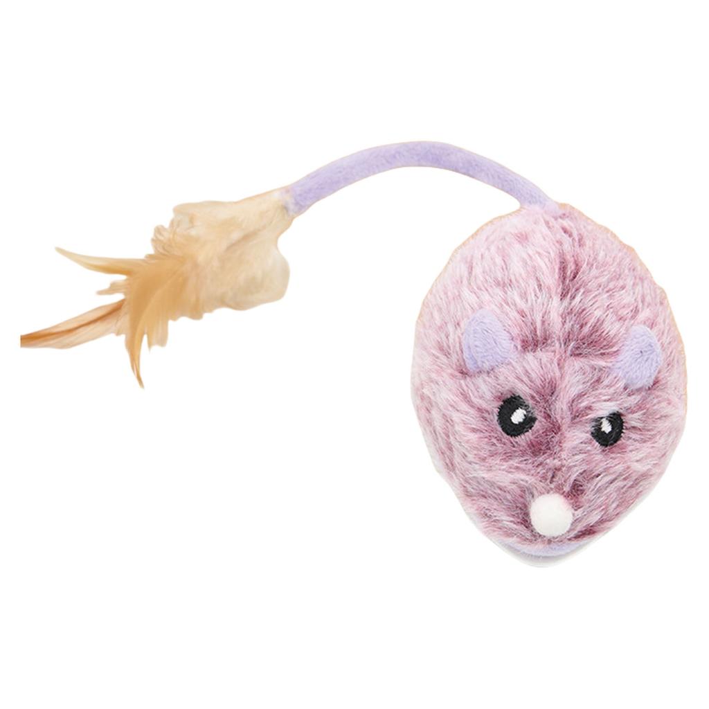 Cats Mouse Toy Mouse Teaser Automatic Moving Toy Interactive Toy Play Squeaky Indoor Felines Toy Plaything Gift