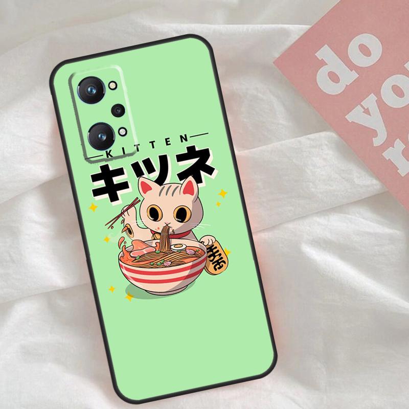 Eating Ramen Noodle Lovers Case For Realme C75 C63 C61 C65 C67 C55 C51 C53 C35 C71 15 11 12 13 14 Pro Plus GT6 GT7 Pro