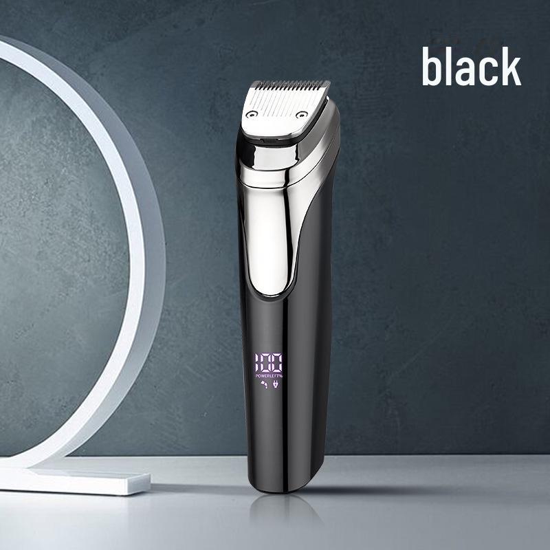 Men's 5-in-1 Grooming Set: Electric Hair Clippers, Trimmer for Nose, Beard, and Sideburns