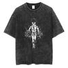 2026 Estate Top Larghi T-shirt Canottiere Stampa Anime T-shirt Uomo Streetwear Vintage Maglietta Nera Harajuku T-shirt Oversize
