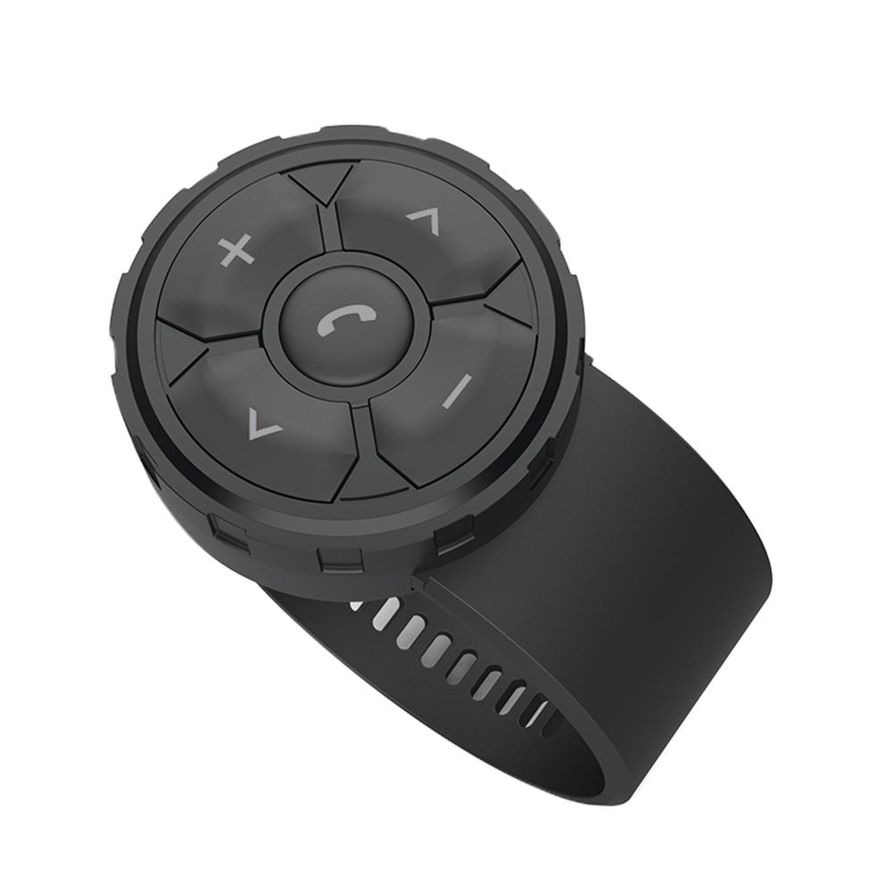 Wireless Controller Button Waterproof Smart Wireless Remote Hands-free Phone Call for Helmet Earphone Motorcycle/Bike Handlebar