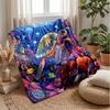 Underwater Sea Adventure Theme blanket Lightweight Warm Flannel Blanket Decorative Throw Blanket for Home Decoration