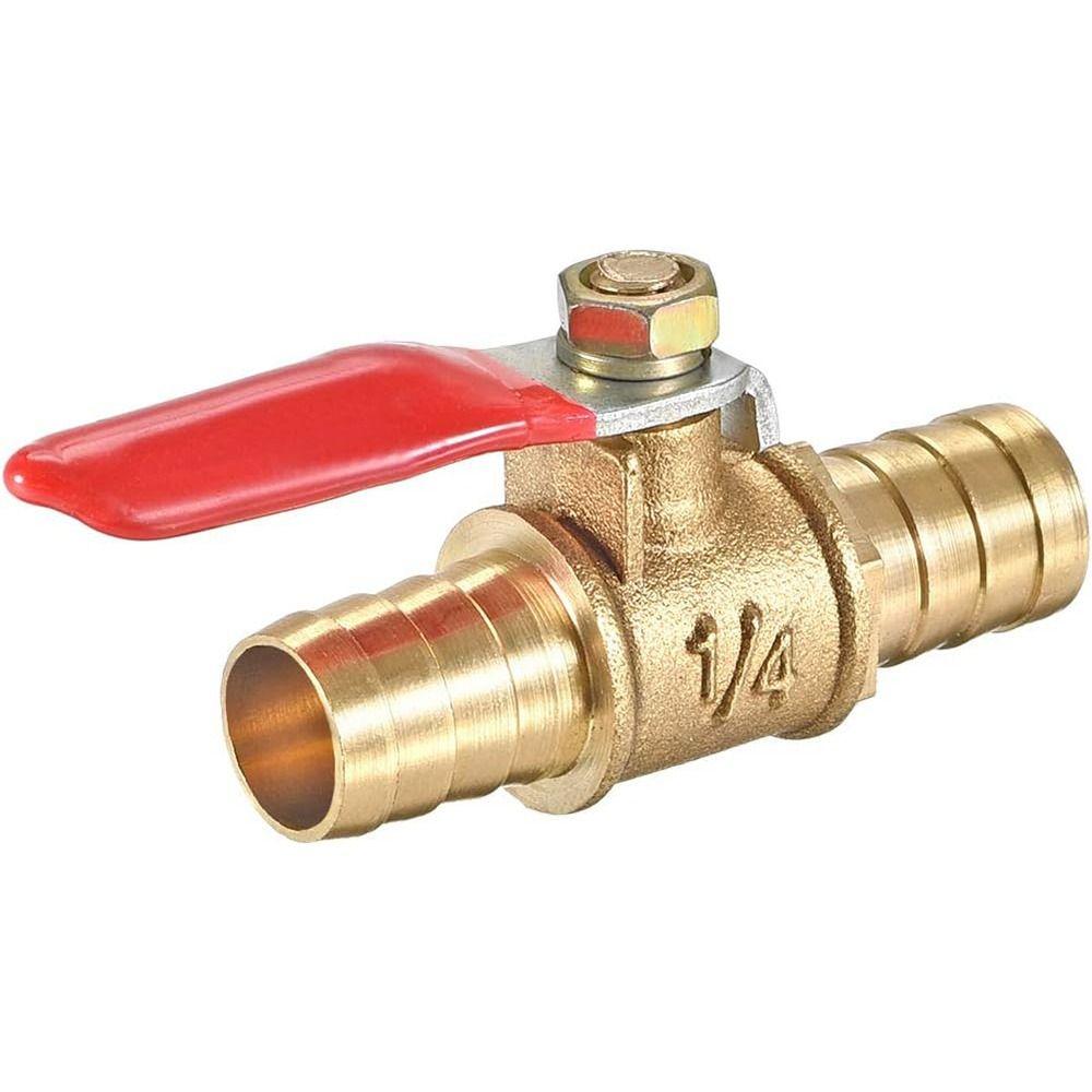 Hose Barb To Hose Barb Ball Valve On-off Controlling or Flow Adjustment of Water, Oil, and Gas