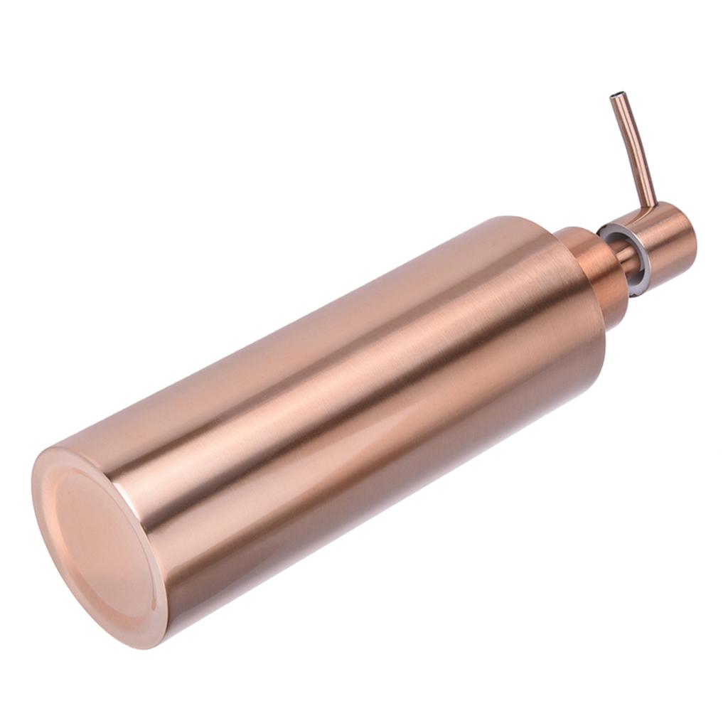 Stainless Steel Kitchen Bathroom Countertop Hand Pump Liquid Soap Dispenser Lotion Bottle 350ML