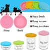 Food Can Lids Silicone Pet Food Can Covers for Dog  Cat Food One Tin Cap Fit Most Standard Size Dog Cat Food Canned