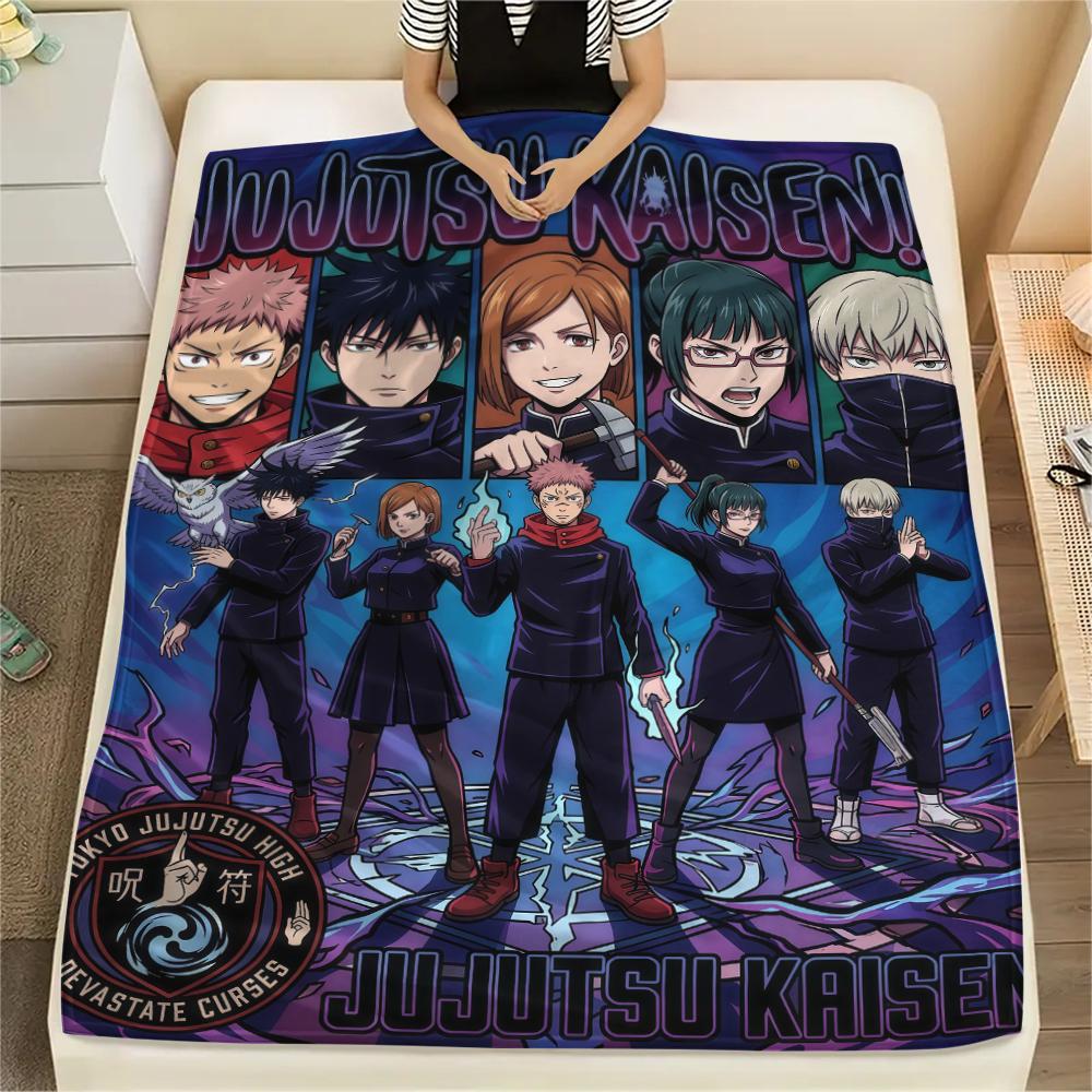 

Dark Jujutsu KaisenPrint Flannel Blanket, High quality Comfortable for All Seasons, Home Decor, Warmth and Comfort 80cm x 120cm
