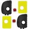 Set of Air Cleaner Covers and Foam Filters for Various Engine Types Including 08P500 Replaces Part Numbers Like 595660