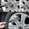 Car Wheel Brush Tire Cleaning Brush Tool Car Rim Scrubber Cleaner Duster Handle Motorcycle Truck Wheel Car Grooming Brush
