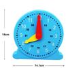 Children Educational Clock Toys Hour Cognition Preschool Teaching Aids Parent-child Learning Clock Model Adjustable Time