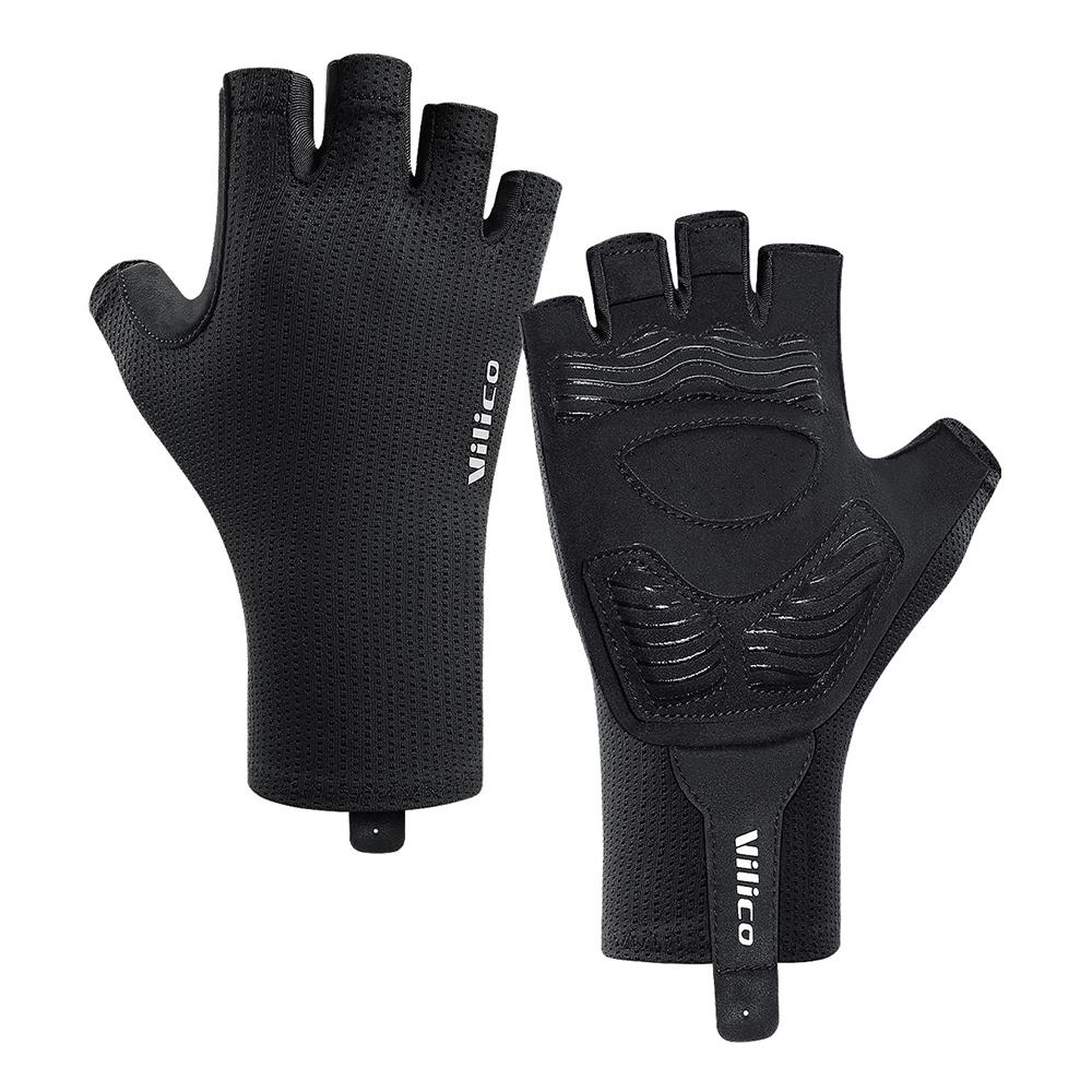 

VILICO A0106 1 пара Размер M Уличные велосипедные перчатки для рыбалки Полупальцевые Амортизирующие Дышащие Велоперчатки Black