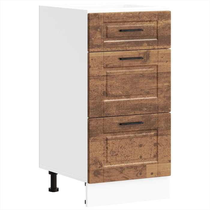 VidaXL Kitchen Cabinet Porto Old Wood Engineered Wood, Sink Cabinet, Kitchen Cabinet with Drawer, Cabinet of 854228