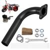Exhaust Pipe Kit for Kart Mini Motorcycle Honda Predator 212cc GX160 GX200 DuroMax Mini Bike Engine Modification Exhaust Pipe