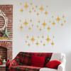 Christmas Star Ornaments Holiday Pendant For Wall 6 Pieces Hangable Decorative Wall Art For Holiday Home Decorators Living Room