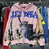 Premium Vintage Washed Cotton Hoodie Men Women Loose Fit Streetwear With Embroidered Letter Print Dual Pockets